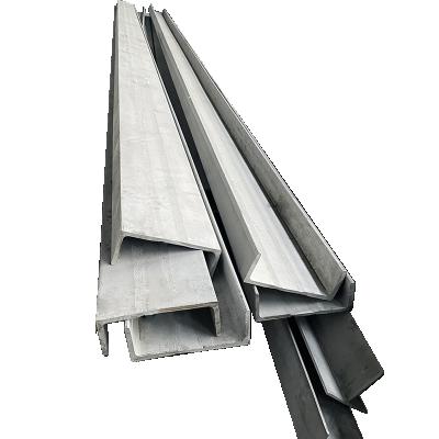 China Hanging Bridge Profile Steel Q235 Q195 A36 41x41 Hot Rolled Galvanized Channel for sale