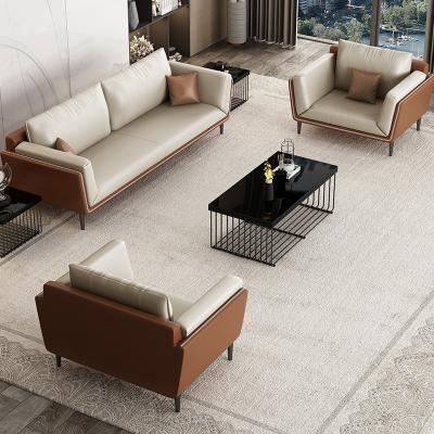 China Universal Modular And Combination BMS Custom Commercial Furniture Synthetic Leather Material Office Sofa Set for sale