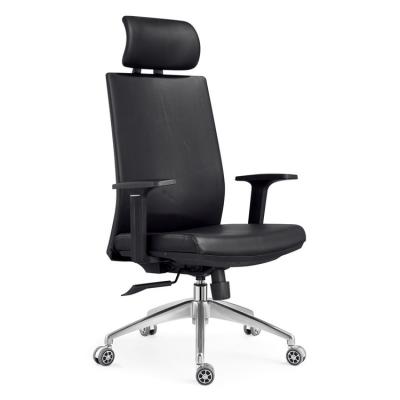 China High Quality Adjustable Custom Pulley Swivel Chair Leather Computer Chair Computer Office Steel Chair (Size) Lift Adjustable for sale