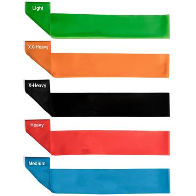 China Durable Custom Latex Exercise Band Stretch Band Yoga Logo Loop Band Mini Resistance Band Sets for sale