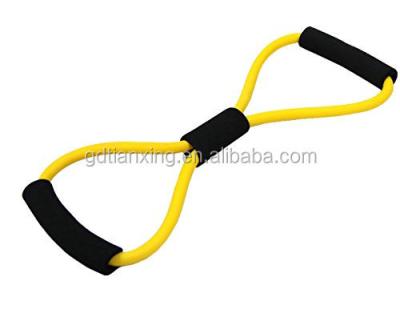 China /Flexible/Waterproof Durable 8 Shaped Tube Chest Expander Exercise Resistance Band for sale