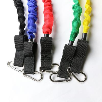 China Fitness/Workout /Exercise Sports Wholesale Nylon Exercise Workout Pull Rope Sleeve Resistance Bungee Bands for sale