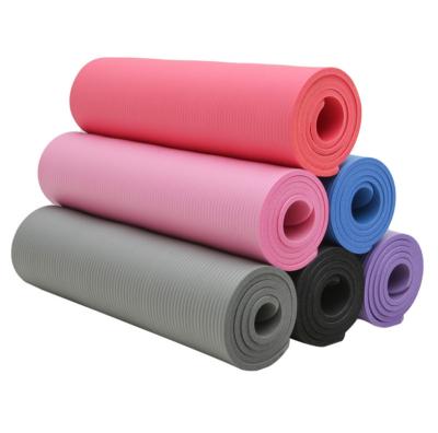 China Fitness Anti-Slip Men's Yoga Mat Lengthened Sports Thickened Non-Slip Mat For Beginners Yoga Home Widened Mat for sale