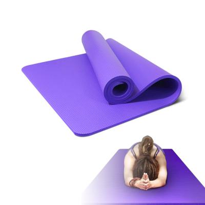 China Free Sample Non Slip Non Slip Professional Custom Eco-Friendly Fitness NBR Exercise Gym Yoga Mat Eco-Friendly Mat for sale