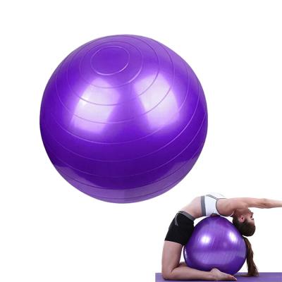 China Anti-burst 55 Yoga Burst Ball Colorful LOGO Anti Burst Fitness 65 75 cm Gym Anti Exercise Custom Gym for sale