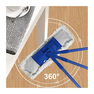 China Sustainable specialization in the production of household microfiber woven mop stripe with pocket mop for sale