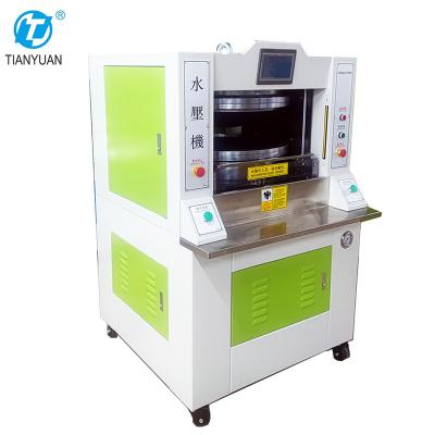 China PLC Touch Screen Tianyuan Universal Automatic Hydraulic Sole Press Machine With Touch Screen for sale