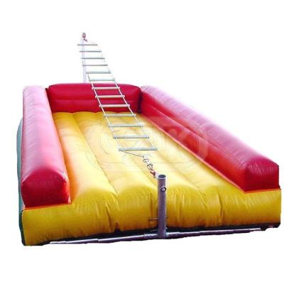 China 0.55mm PVC Tarpaulin Plato Commercial Outdoor Inflatable Jacobs Ladder Climb Game For Adults for sale