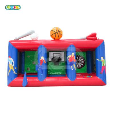 China 0.55mm Plato PVC Tarpaulin Games Giant Inflatable Arena Games IPS Sports Arena Bounce All-in-one Bounce House For Sale for sale