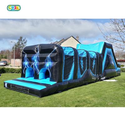 China 0.55mm PVC Tarpaulin Plato Outdoor Inflatable Disco Party Obstacle Course WOW For Sale for sale