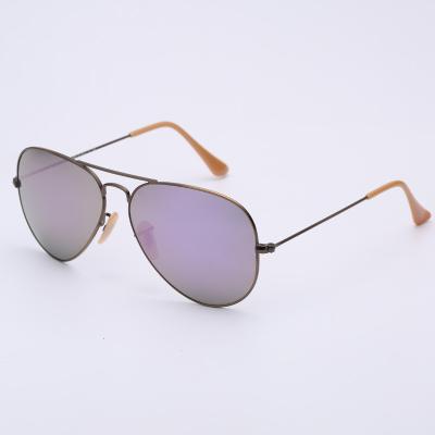 China Driving Eyeglass Infrared Pilot Sunglasses Luxury Fashion Sunglasses Sun Glasses Men Women UV Protection With Glass Lenses for sale