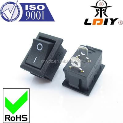 China high quality 125V AC 2 terminal spring-loaded changeover switch LY-RS601 LY-RS601 for sale