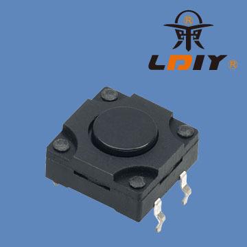 China LY-WP12 LY-WP12 Miniature Soft Touch Tactile Switch 4pin Waterproof Push Button Switch for sale