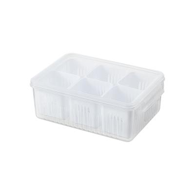 China Sustainable Kitchen ginger garlic onion storage box seasoning box storage plastic boxes for sale