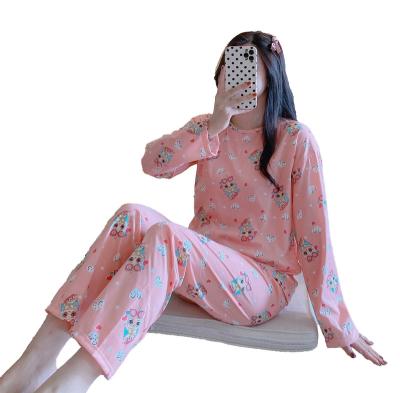 China Breathable On Sale Cheap Price Lovely Sleepwear Women Pajama Sets for sale