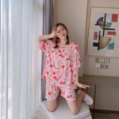 China Cotton Breathable Fashionable Pajamas Summer Patterns Cute Pajamas for sale