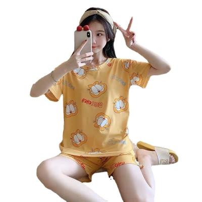 China China Manufacturer Professional Breathable Women Pajamas Set Summer Short Sleeve Pajamas for sale