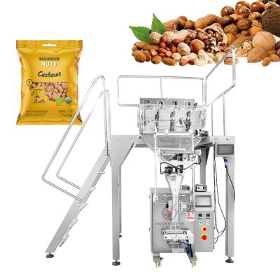 China Full Automatic Vertical Food Snacks Granule Small Cashew Peanuts Packing Machine For Nuts for sale