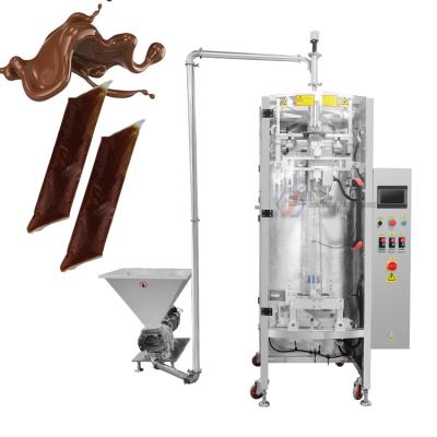 China Food CE Certified Automatic Chocolate Sauce Liquid Paste Tubing Bag Packing Machine for sale