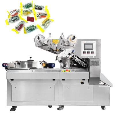 China Full Automatic Food Sachet Jelly Candy Pillow Bag Flow Packing Machine Price for sale