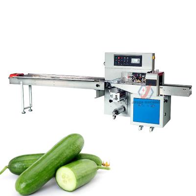 China Food Fresh Vegetable Fruit Automatic Horizontal Flow Packing Machine Packaging Machine for sale