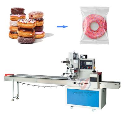 China Automatic Food Easy Operate And High Quality Sweet Donuts Bread Packing Machine for sale