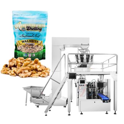 China Food CE certified automatic premade bag granular walnut doypack packing machine for sale