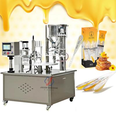 China High Efficient Hot Sales Spoon Honey Filling Machines Wholesale Honey Spoons Packing And Filling Machine for sale