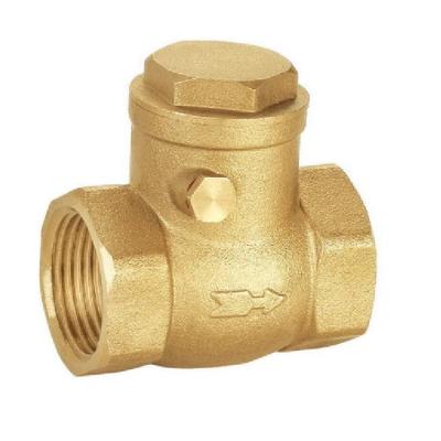 China General Threaded Check Valve Bronze Or Brass Horizontal Swing Check Valve for sale