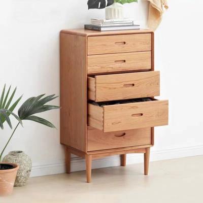 China JIA MU JIA Handmade Pine Furniture Solid Wood Bedside Table for sale