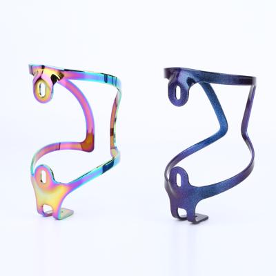 China Set Water Bottle Wholesale Bicycle Bottle Cages Can Be Customized Bicycle Color Aluminum Alloy Bicycle Bottle Cages for sale