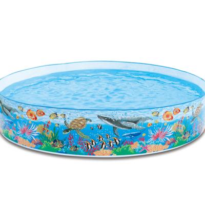 China Intex Child Pool 58472 8FT X 18IN DEEP BLUE SEA SNAPSET POOL for sale