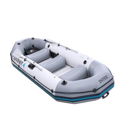 China PVC Tarpaulin INTEX 68376 SAILOR 4 BOAT SET Inflatable Boat Set for sale