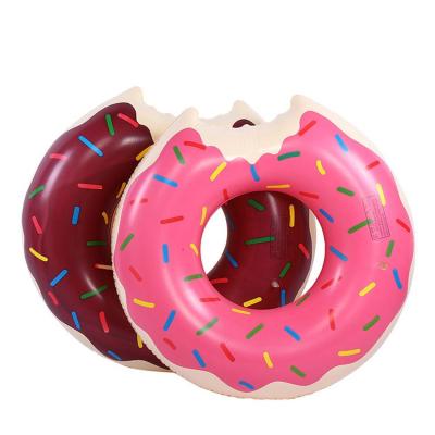 China Inflatable Water Sport Donut Shape Pool Swimming Ring Water Raft Float Sports 120cm for sale