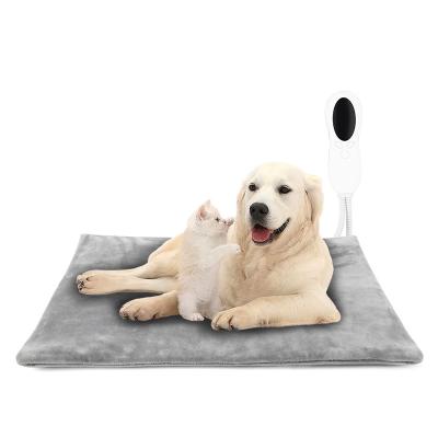 China 2022 NEW Upgraded Cat Heating Mat Waterproof Auto Dog Electric Power Off Anti-bite Design Pet Heating Pad for sale