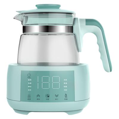 China 360 Degree Operation Water Kettle Baby Glass Milk Warmer Digital Multifunctional Electric Modulator Low Milk Rotation for sale