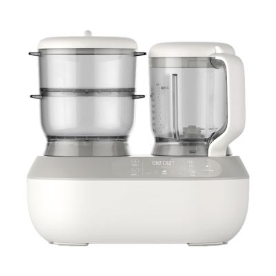 China Commercial Multifunction Double Pots Baby Food Processor With Electric Steaming And Auto-clean for sale