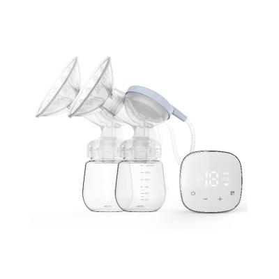 China BPA free baby feeding supplies portable bpa free silicone baby milk pump double suction electric breast pump for sale