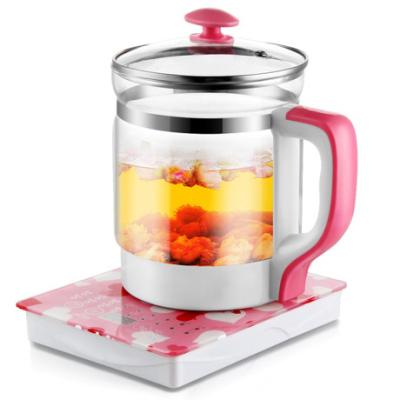 China Electric 360 Degree Rotating Health Low Full Automatic Pot Multifunctional Glass To Make Tea Health Pot for sale