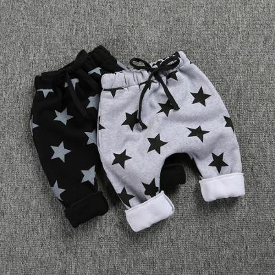 China Viable Boys Harem Pants Stars Printed Casual Pants Toddler Girls Boys Pants Kids Clothing Children Trousers for sale