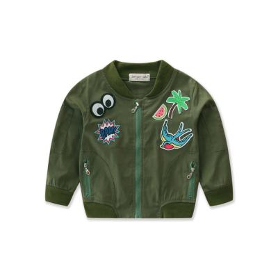 China Anti-wrinkle Spring Kids Jacket Girls Army Green Jackets Clothes Kids Outwear For Girls Boys Clothing Coats Suit for sale