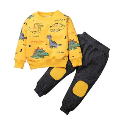 China Autumn Two Pieces Clothing Sets Kids Casual Boy Long Sleeve Sweatshirt Long Pants Toddler Tracksuit Baby Boy Clothes Set for sale