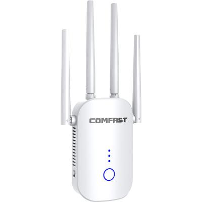 China Wholesale Comfast 1200mbps Wifi Dual Band Signal Repeater Home Router Antenna Amplifier Wireless Repeater for sale