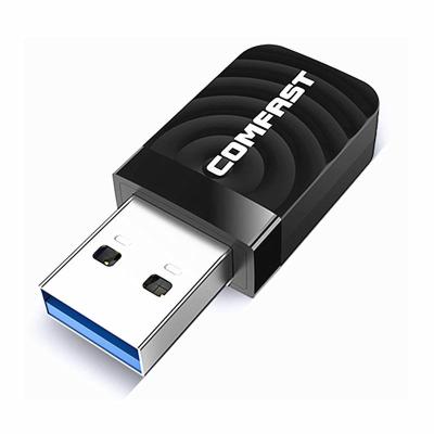 China Direct AC1200 USB Wifi Wireless Adapter Adapte from Office Factory Realtek USB COMFAST CF-812AC Realtek USB Sale for sale