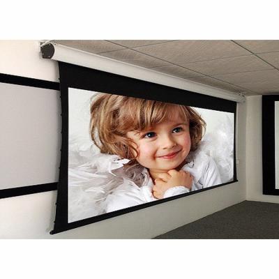 China Electric Good Quality Hot Selling Luxury Rear Electric Projector Screen for sale