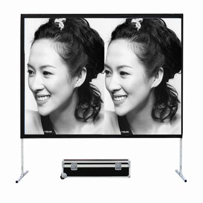 China Amazon 2018 Hot Selling Portable Quick Fold Rear Projection Screen For Indoor And Outdoor for sale