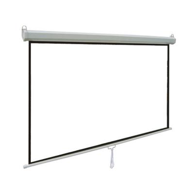 China 100” 4:3 Wall Projections / Pull Down Manual Projector Screens With Self Lock for sale