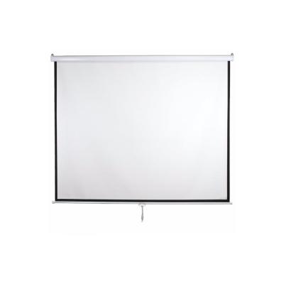 China Easy And Smart Installation Manual Wall Projection / Projector Screen With Self-lock And Square Casing / Housing for sale