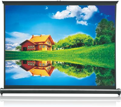 China Advanced Technology Indoor Portable Rolling Movie Projector Screen for Home and Cinema for sale