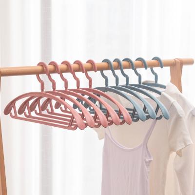 China The Minimalist Clothes Hanger For The Bedroom Plastic Non-listing The Clothes Hanger Household Clothes Hanger Hook Holder for sale